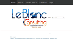 Desktop Screenshot of leblancconsulting.net
